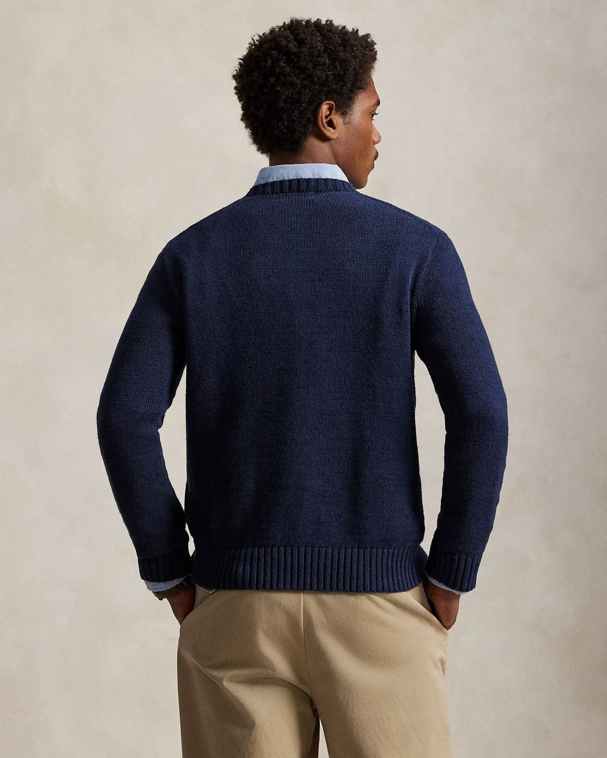 Ralph Lauren Polo Bear Cotton-Linen Sweater