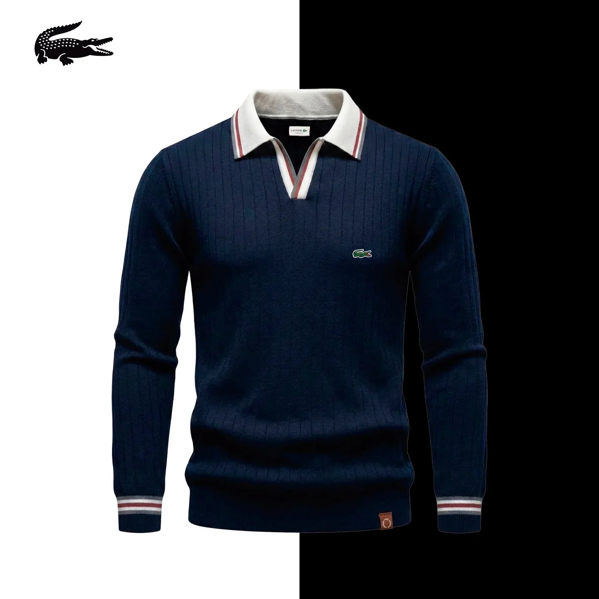 LC Knitted Polo Sweater