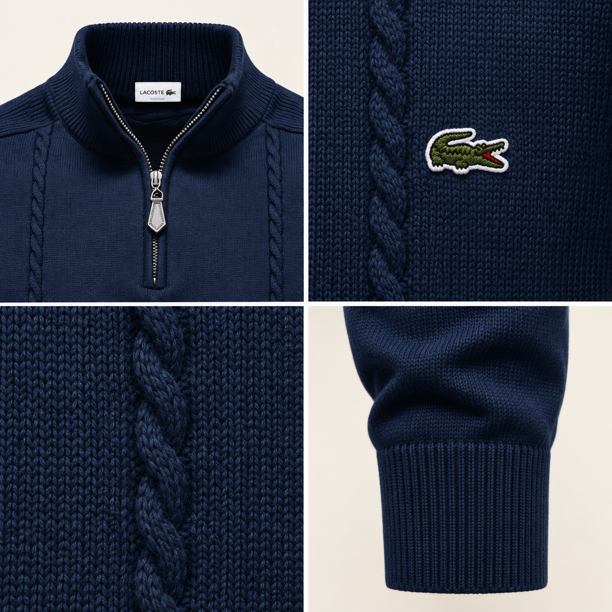 LC The Burlington Quarter-Zip Knit