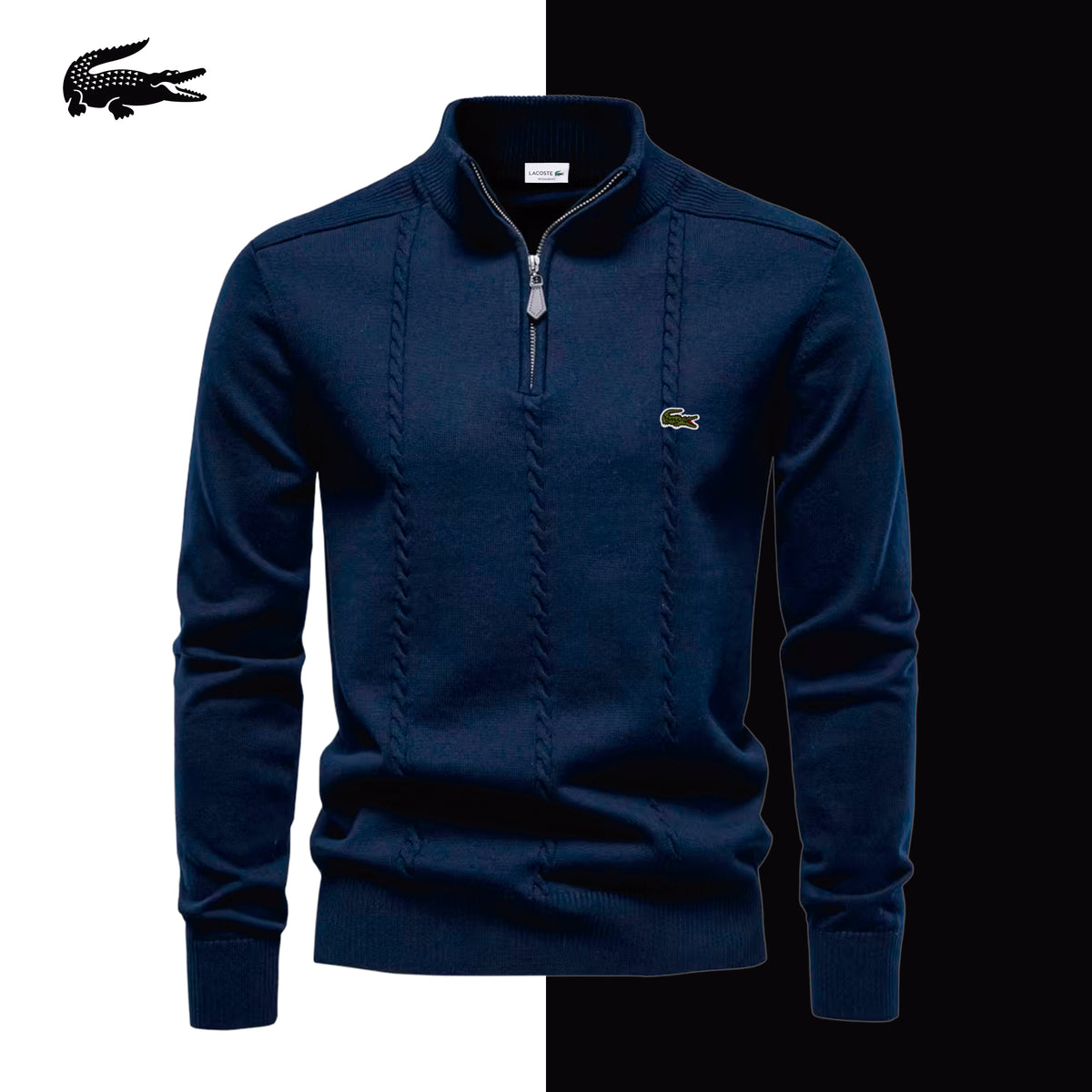 LC The Burlington Quarter-Zip Knit