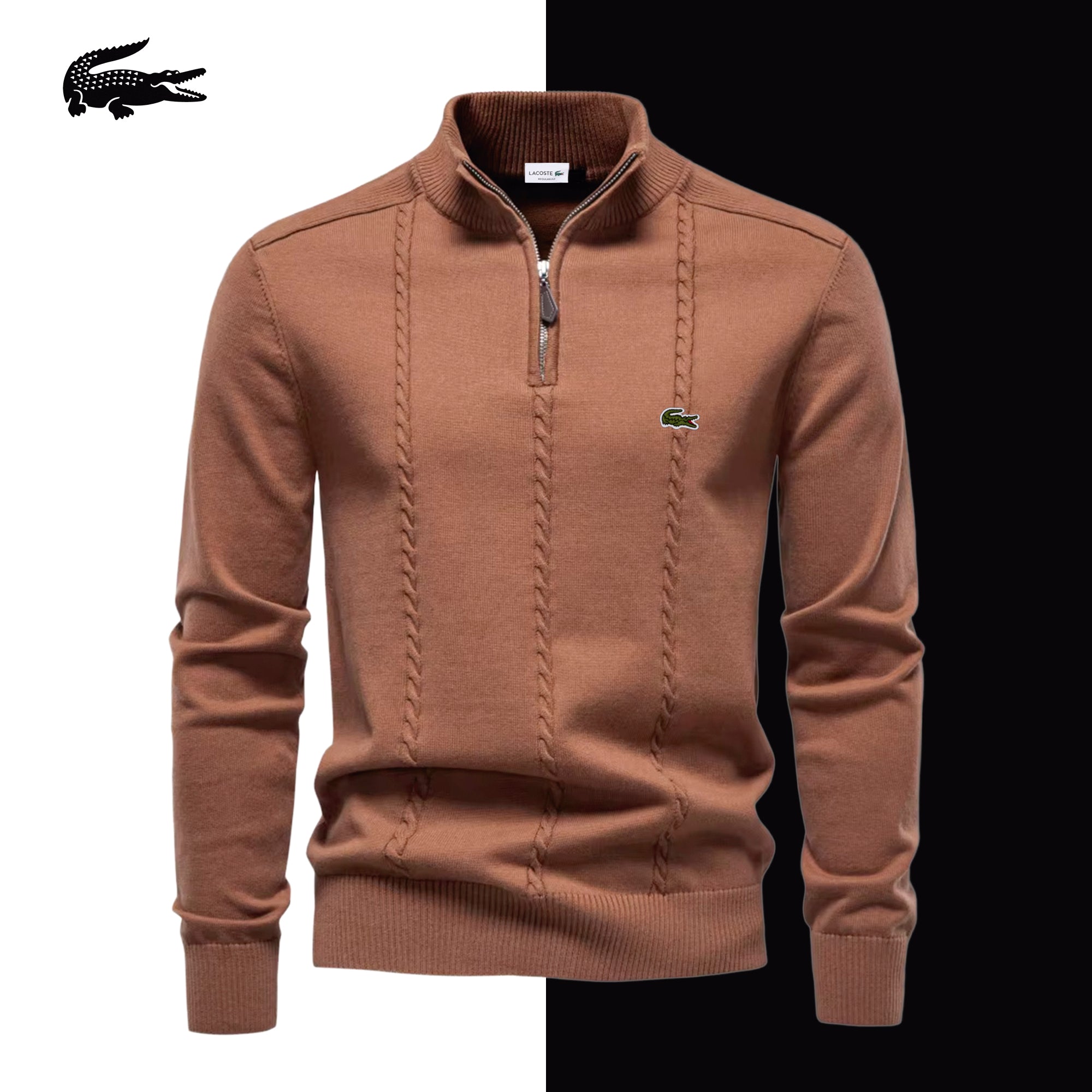 LC The Burlington Quarter-Zip Knit