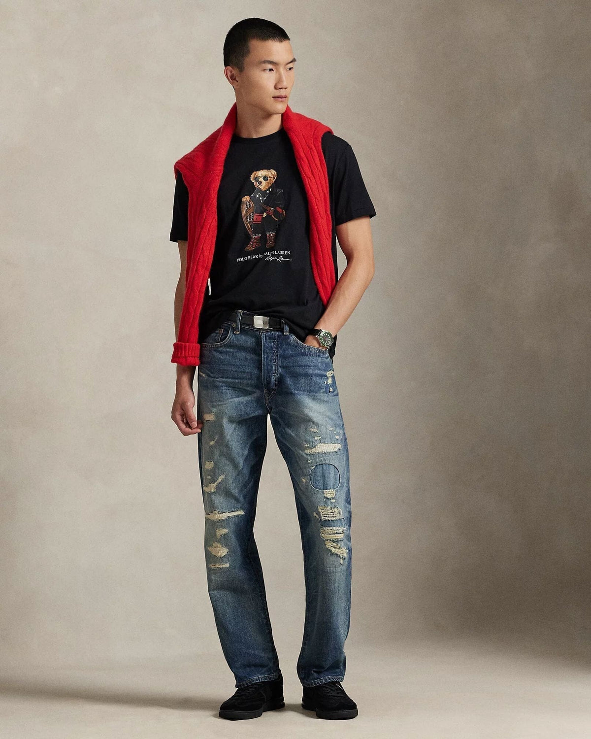 Ralph Lauren Classic Fit Polo Bear Jersey T-Shirt