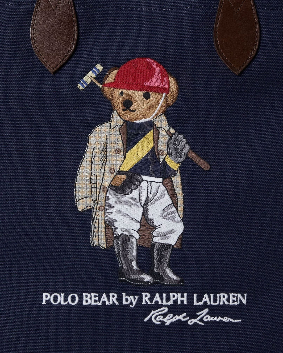 Ralph Lauren Polo Bear Canvas Shopper Tote