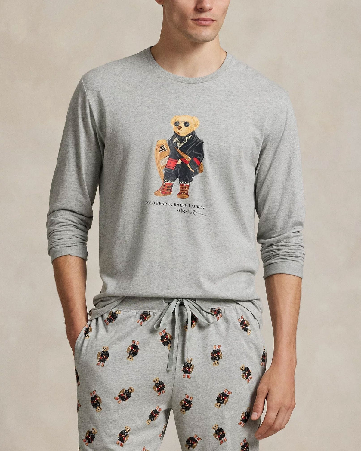 Ralph Lauren Polo Bear Jersey Sleep Set
